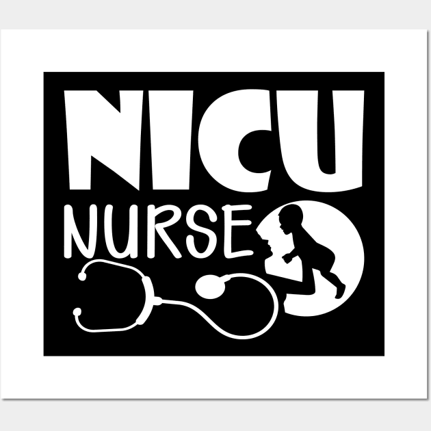 NICU Nurse Wall Art by KC Happy Shop